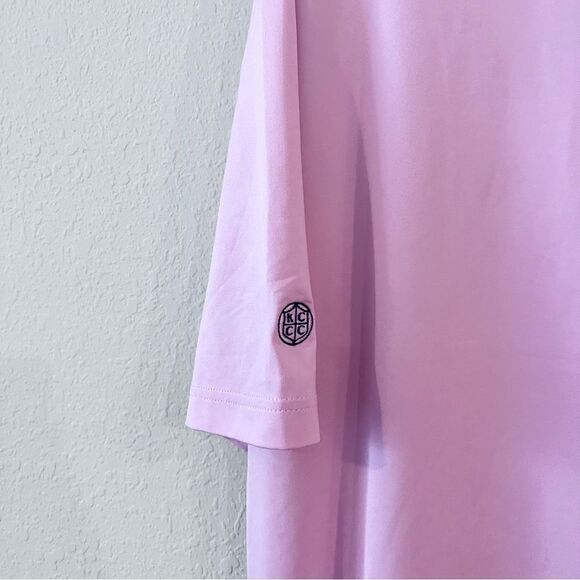 Peter Millar Mens Summer Comfort Golf Polo Shirt Pink Size L - Picture 6 of 7